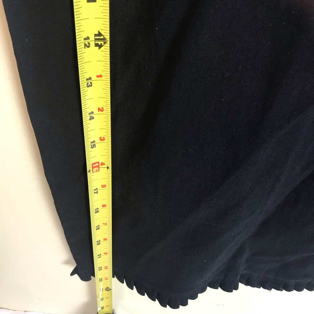 Express Stretch Vintage Y2K Mini Pencil Skirt Pleat Hem Fitted Sexy Small - Picture 9 of 12